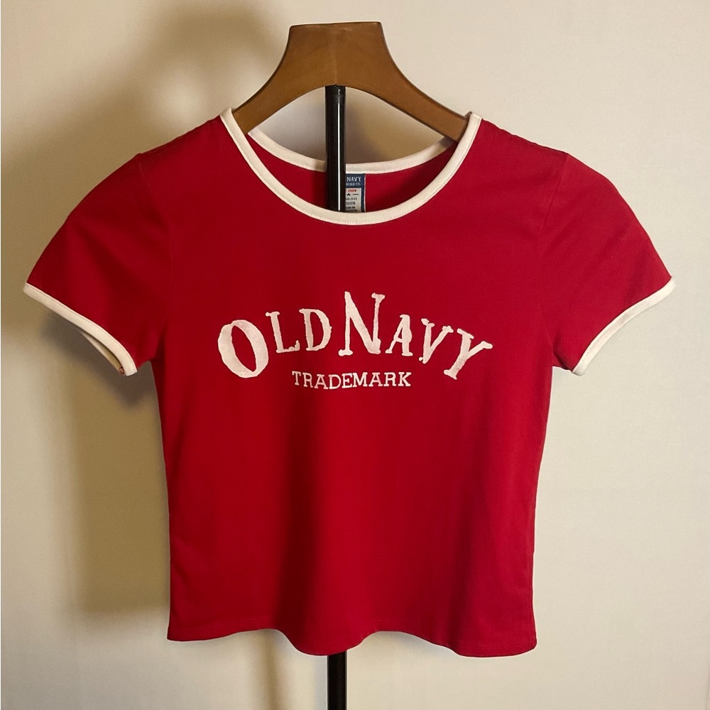 Old Navy Red Short Sleeve Tee